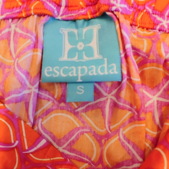 ESCAPADA TANGERINE BORA BORA SKIRT/POCKETS SZ. S - Picture 4 of 4